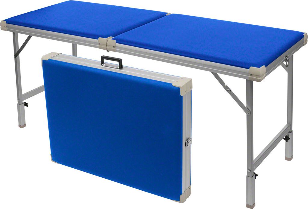 Alu-Kofferliege Robusta ST, LxBxH 170x65x70-82 cm