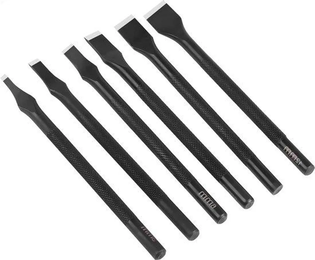Poinçon à cuir en acier trempé haute résistance lot de 6 accessoires