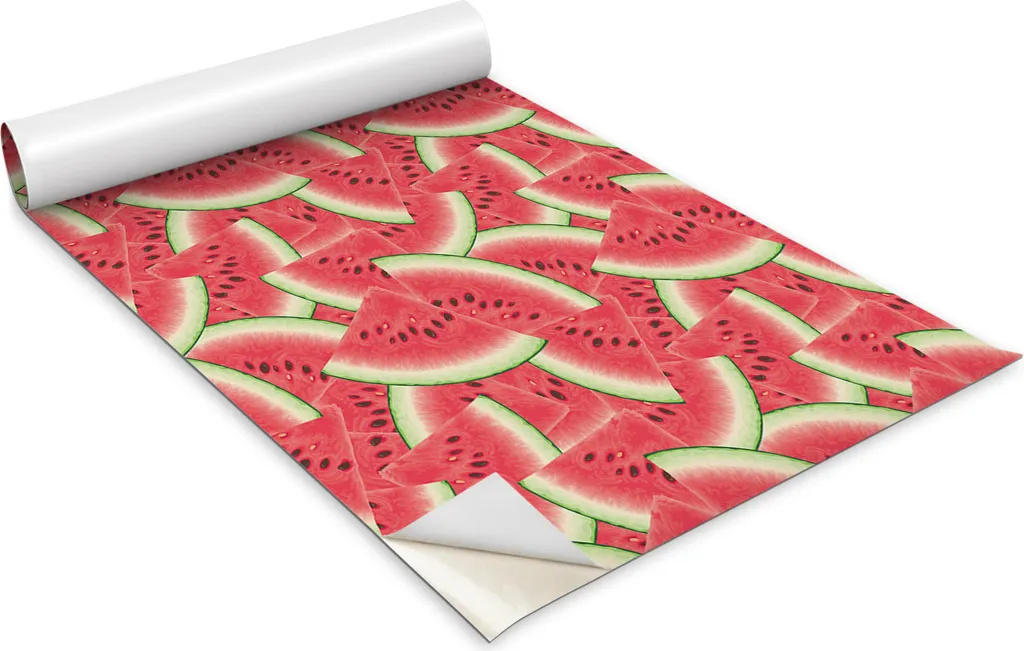 Pellicola Adesiva per Cameretta Anguria 100x50 cm - Facile e Allegra