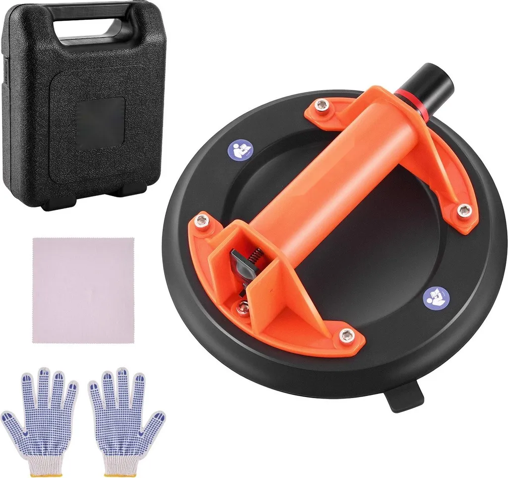 Sollevatore a Vuoto Ventosa 20,3 cm 180kg - Kit Professionale ABS