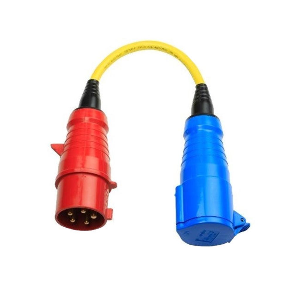 Victron Adapter 32A CEE Kupplung 3p zu 32A CEE Stecker 5p