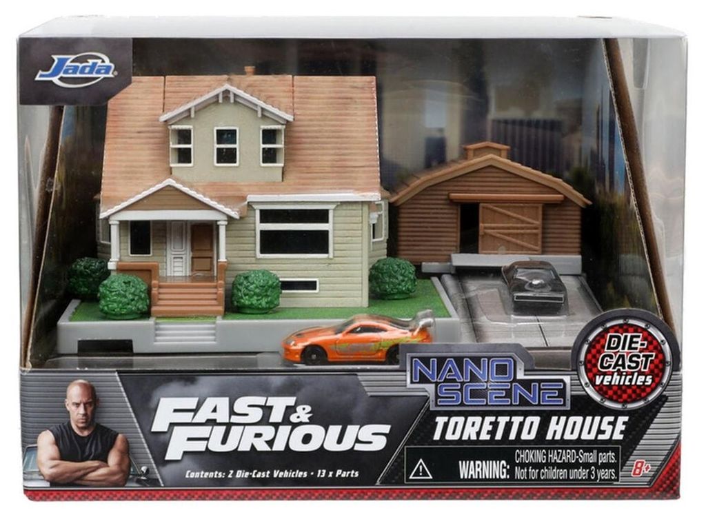 Diorama-replica van het huis van Toretto uit Fast & Furious Productafbeelding 