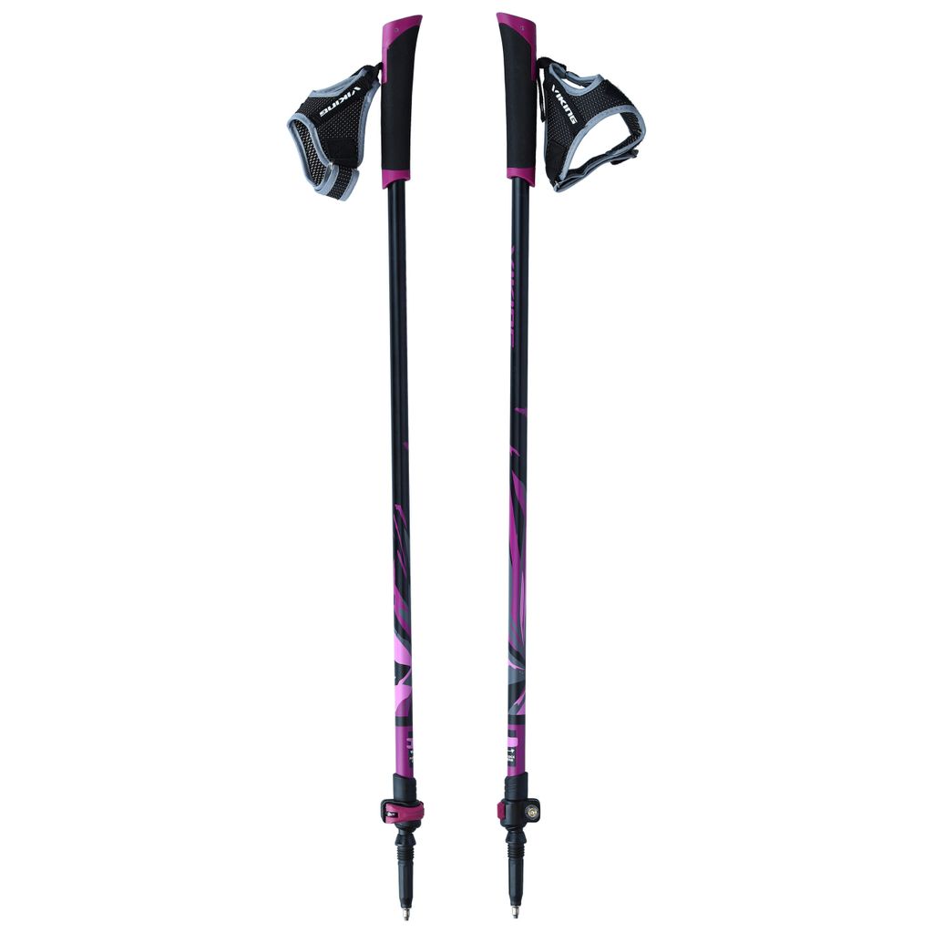 Bastoncini Da Nordic Walking Viking Uppsala Nero/Viola Immagine del prodotto 