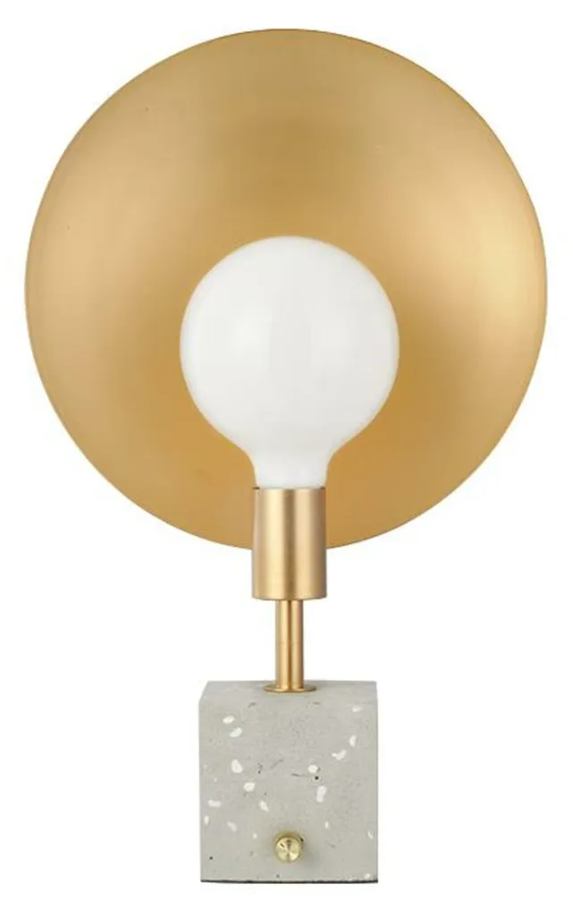 Lampe de table design en métal ACA Lighting V362981ST finition chromée