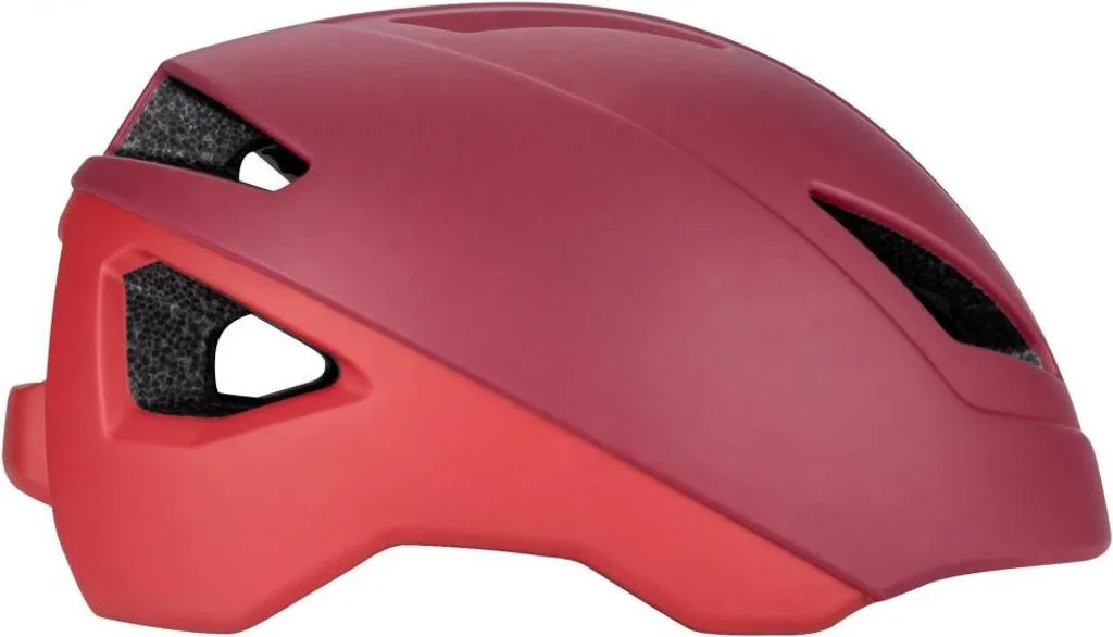 Casque vélo Contec Tuva Rouge Mat - Protection Gr. L pour cyclisme urbain