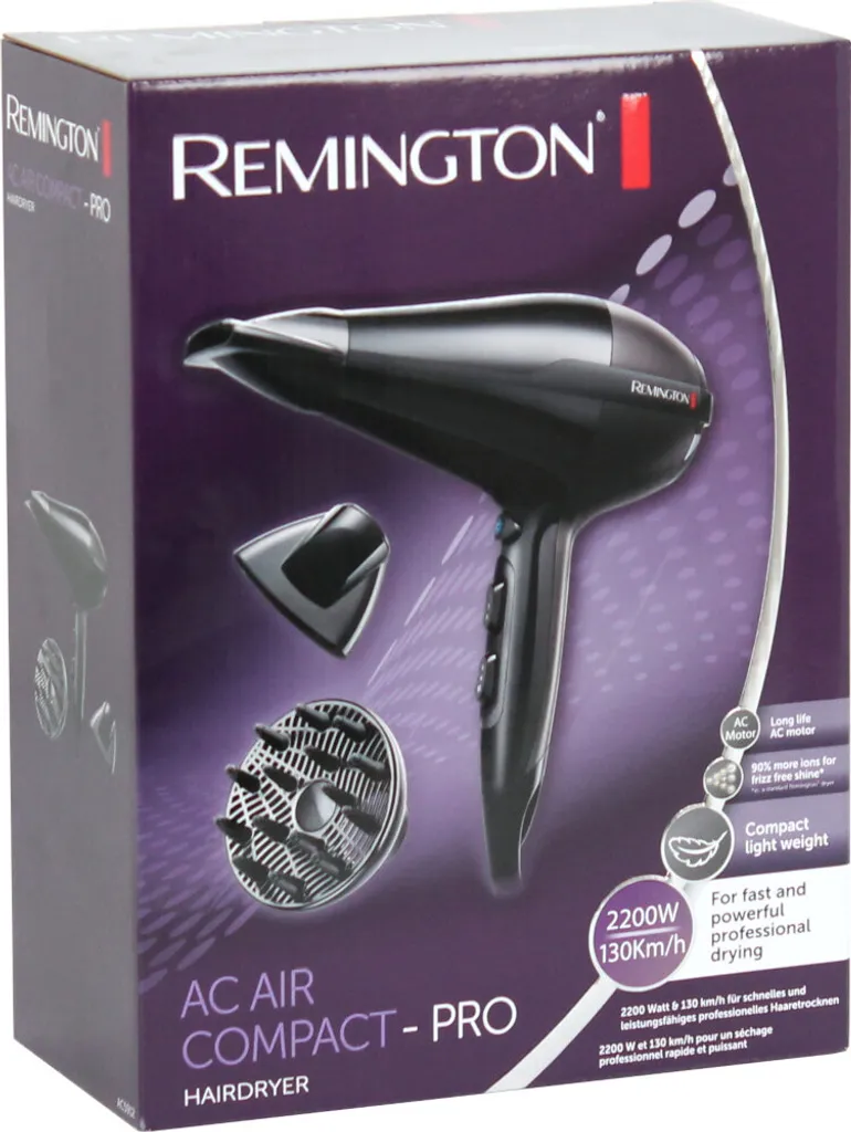 Sèche-cheveux Professionnel Remington AC5912 Idéal pour Brushing Rapide