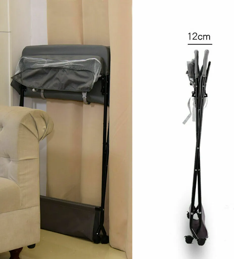 Table à langer pliable grise pour bébé supportant jusqu'à 25kg - 3