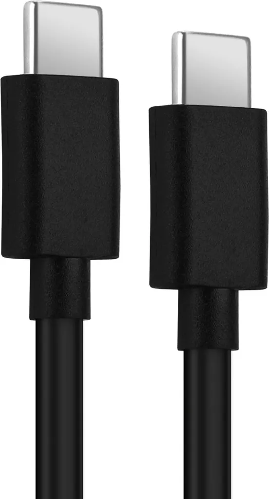 CELLONIC Cavo USB del tipo USB C Type C compatibile con Motorola Edge, Edge Plus, G7, G7 Plus, G7 Play 3A (PD 60W) cavetto per telefono smartphone 1m in PVC nero per cellulare