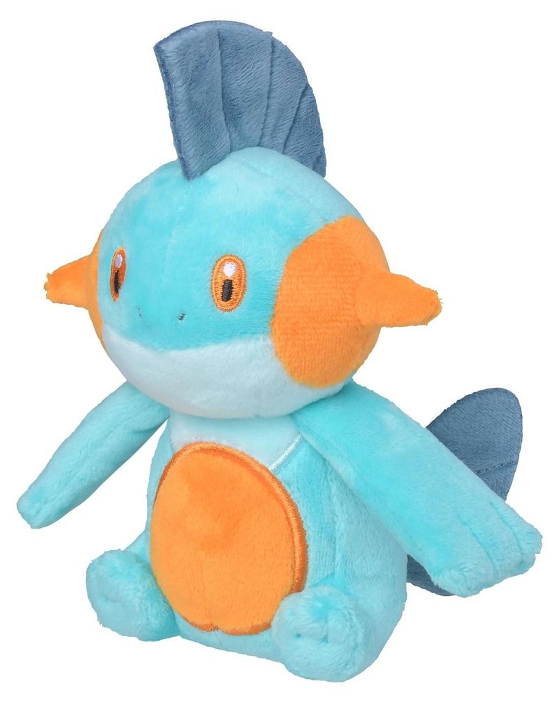 Pokemon Moorabbel Kuscheltier - 16 cm Plüschtier Marshtomp Produktbild 
