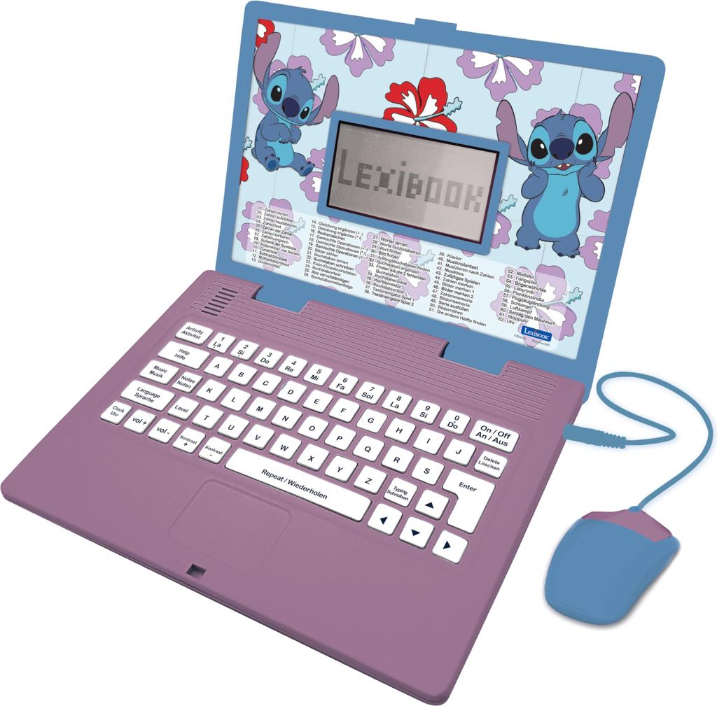 Quaderno didattico tedesco-inglese Disney Stitch Immagine del prodotto 