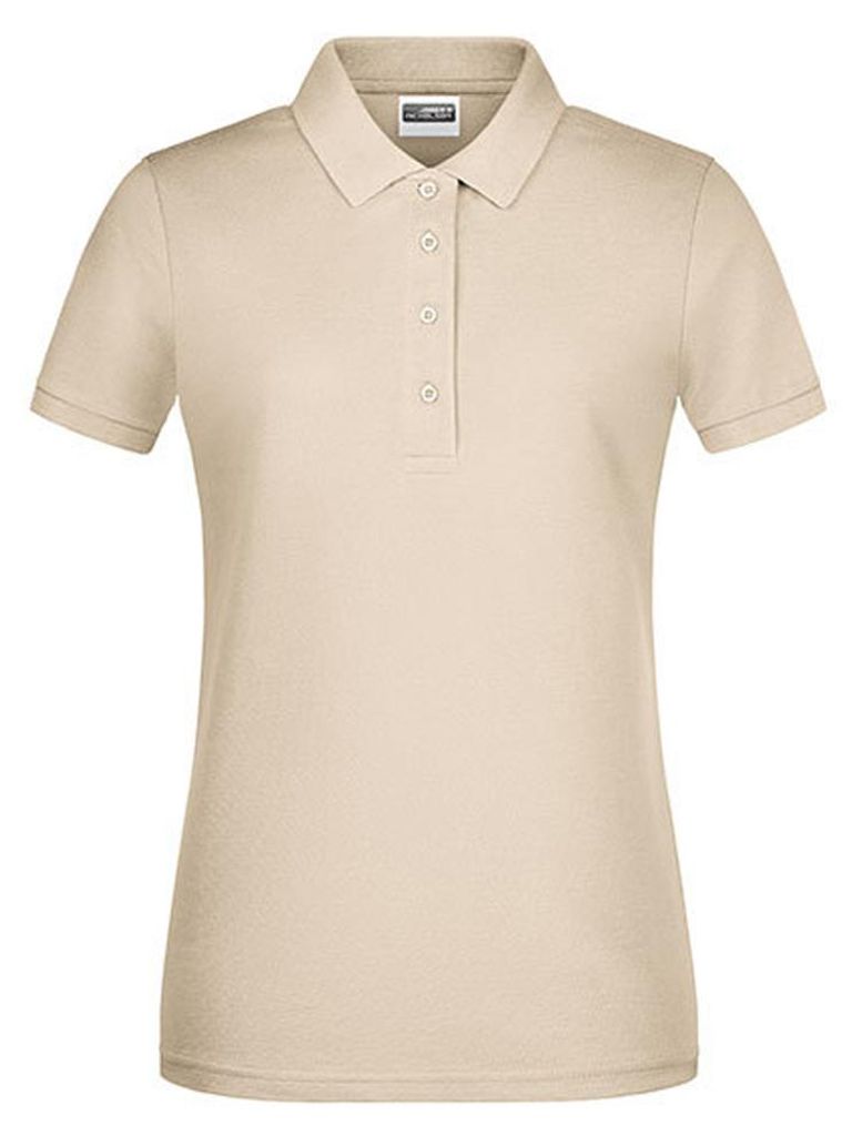 James and Nicholson - "Basic" Poloshirt für Damen LT2538 (M) (Steinfarben)