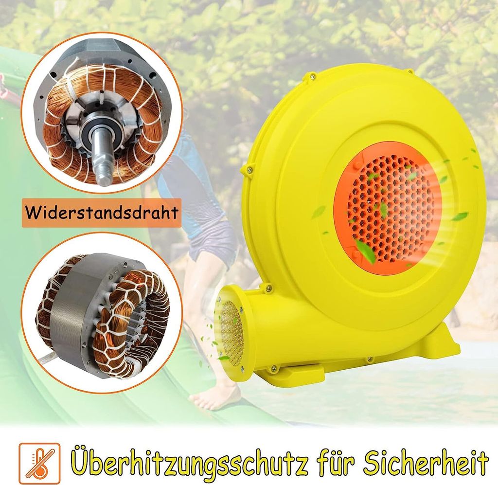 FIVMEN Luftpumpe Luftgebläse 350W Elektrische Hüpfburg Gebläsepumpe Ventilator, Gebläse für FIVMEN Luftpumpe Luftgebläse 350W Elektrische Hüpfburg Gebläsepumpe Ventilator, Gebläse für