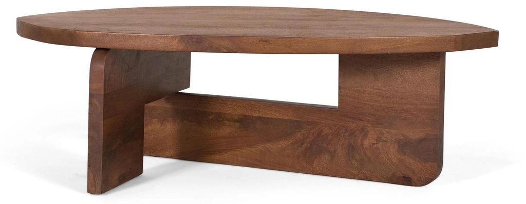 Maris Couchtisch aus Mangoholz, 37 cm x 110 cm x 65 cm Giner y Colomer