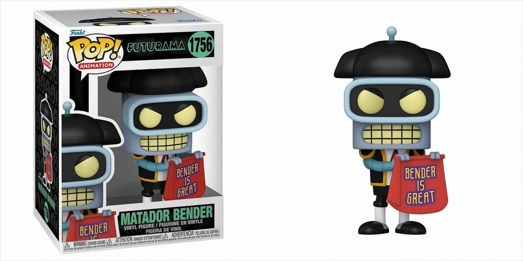 Funko Pop! Futurama Matador Bender - Winylowa Figurka Oficjalna 2023