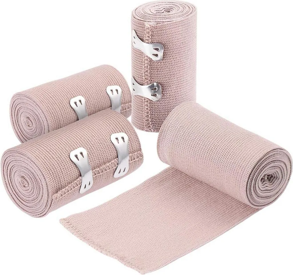 Bande de compression élastique pour genou et cheville 7,5cm et 10cm