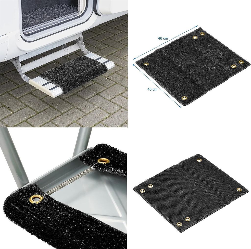 Fußmatte Wohnmobil 46 x 40 cm - Trittstufe Teppich Kompatibel mit Fiat Ducato und Ford Transit