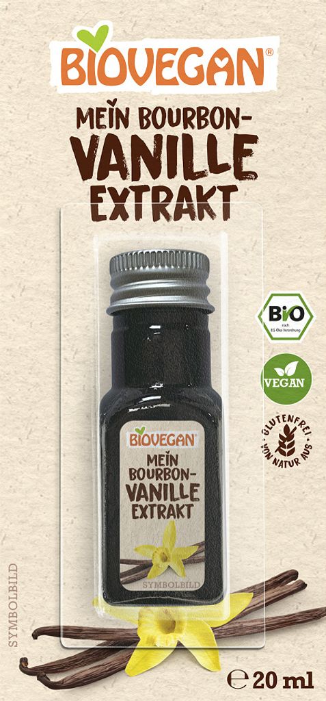 GLUTENFREIER -BOURBON-VANILLE-EXTRAKT 20 ml – BIOVEGAN