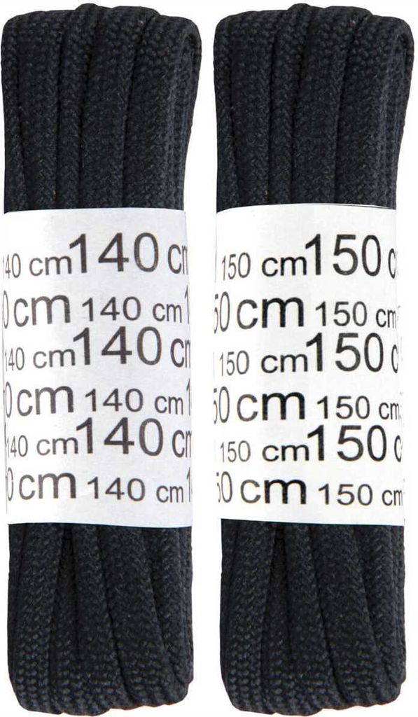 Trekking Schnürsenkel "2 Pairs" - Schuhriemen - Schwarz - Immagine del prodotto 