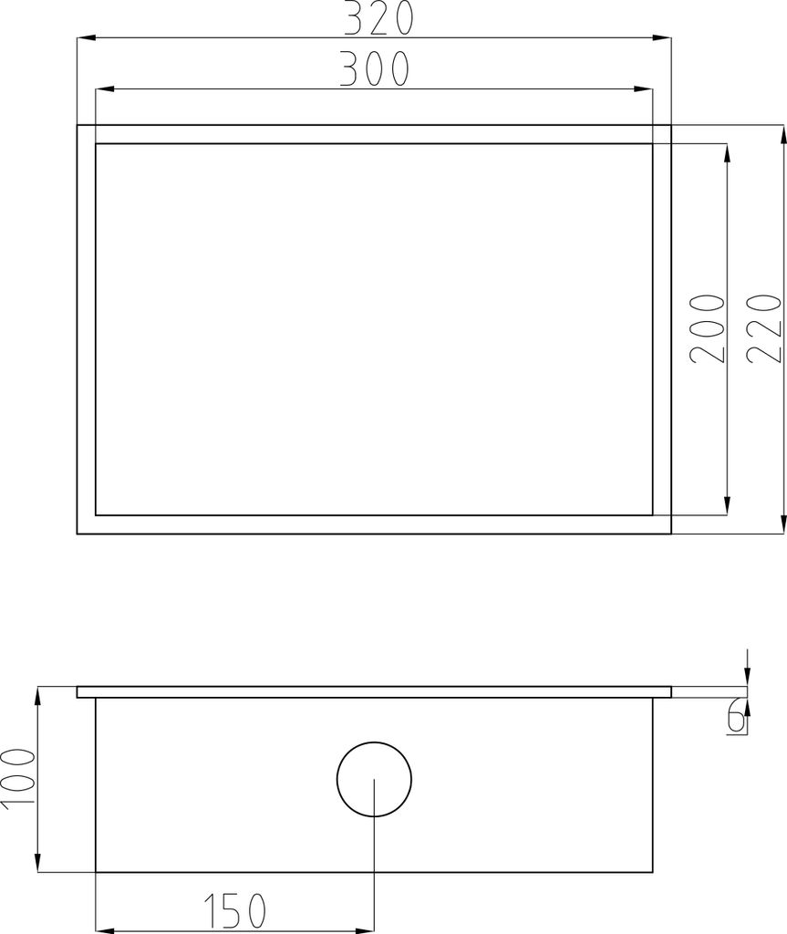 Wandnische aus Edelstahl NT203010X - 1 x LED-Spot - Inkl. Trafo, Farbe:Schwarz, LED-Spot:1x Spot Einbaurahmen Weiß matt