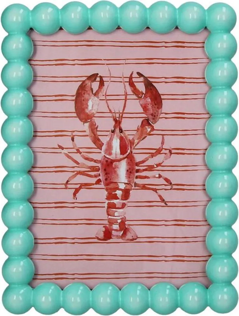 Cadre photo turquoise 13x18 cm stable pour valoriser vos clichés