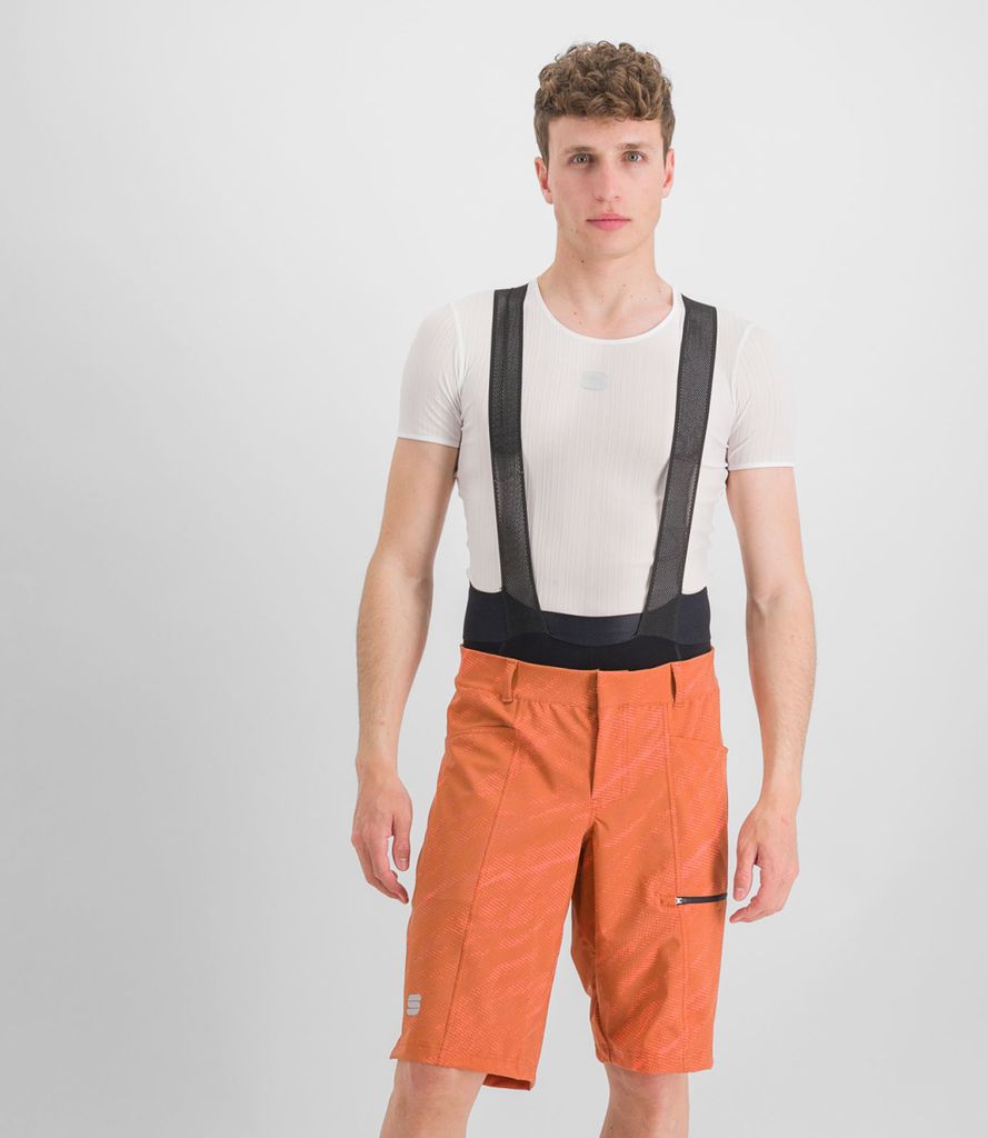 SPORTFUL Fahrradshorts ohne Träger - CLIFF GIARA - Orange 2XL