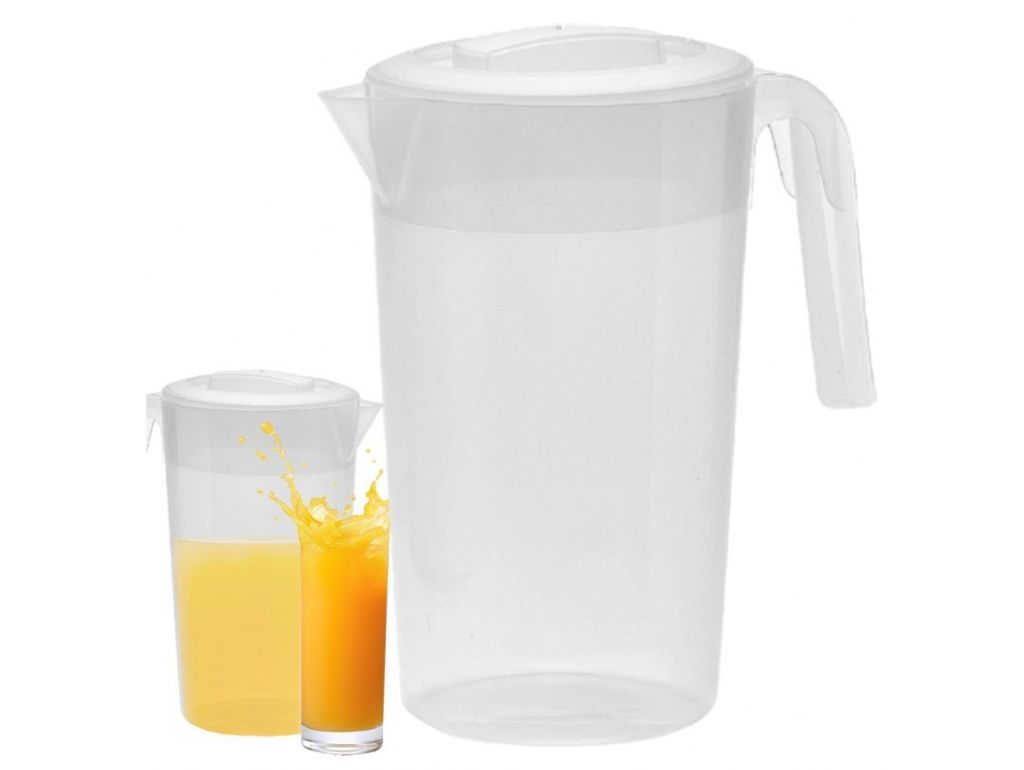 2L Trinker Mit Deckel 2000Ml De