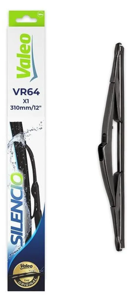 Balai d'essuie-glace VALEO 574097 en gomme naturelle et fixation rapide