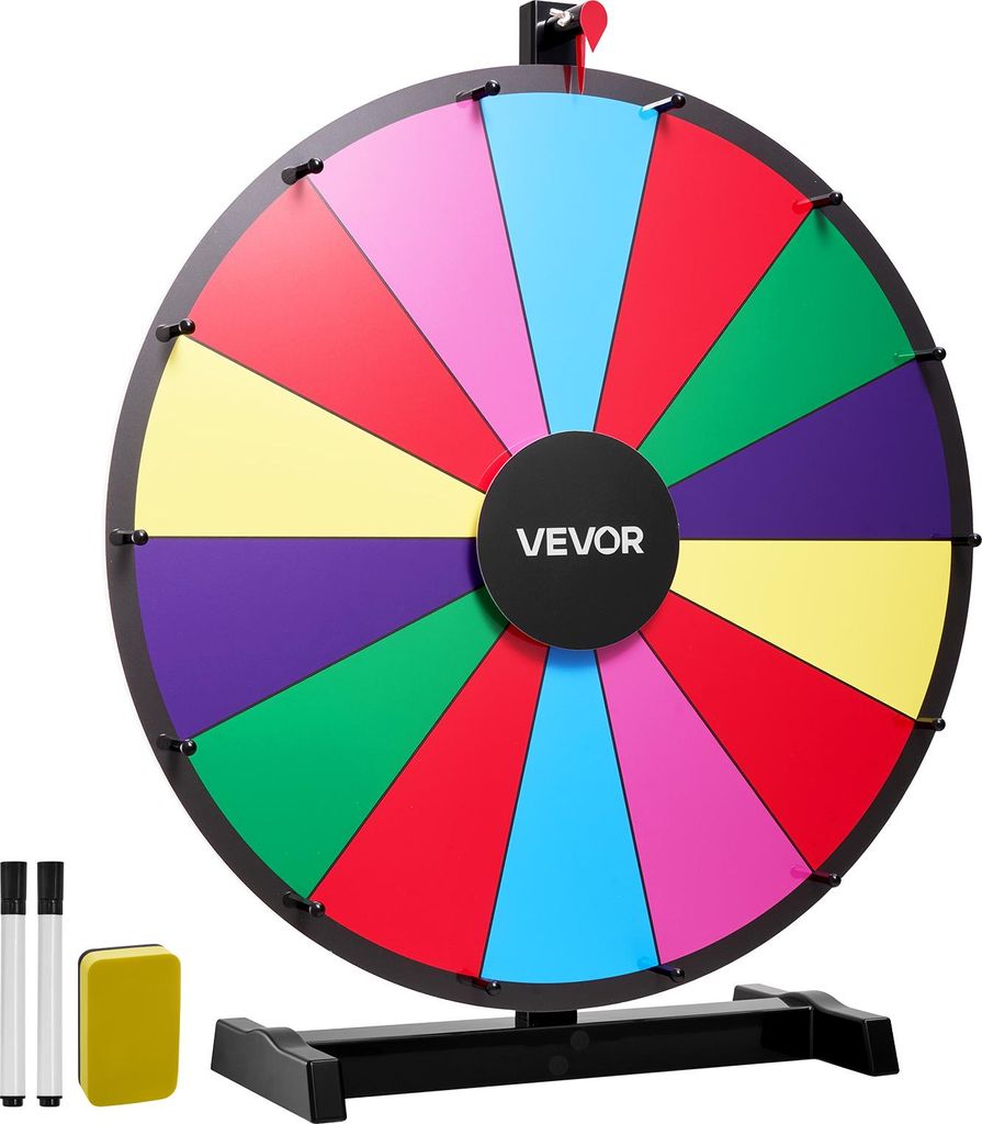 VEVOR Roue de la fortune (61 cm) 14 slots Roue de la Image du produit 