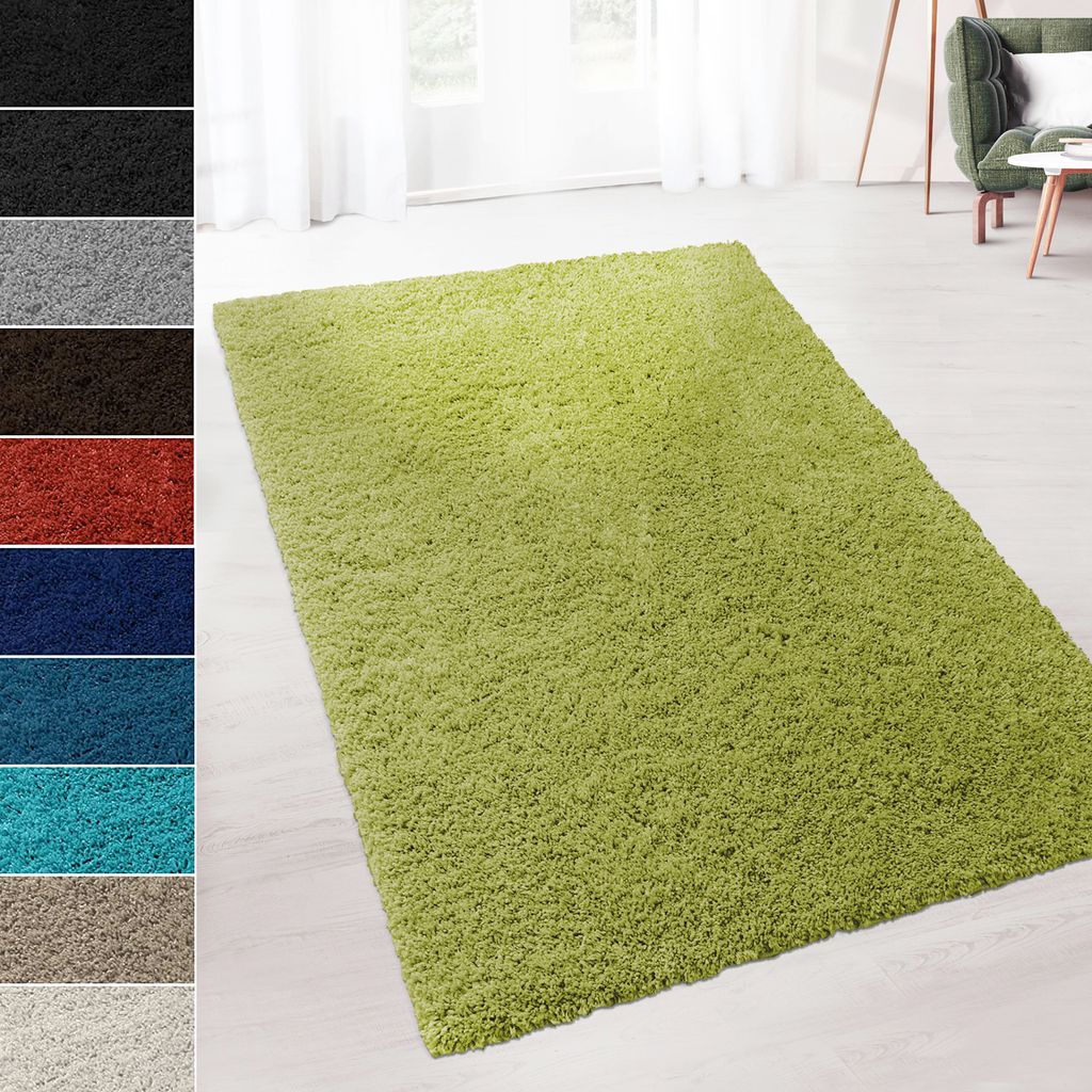 Shaggy-Teppich Prestige Limone 80 x 150 cm Produktbild 