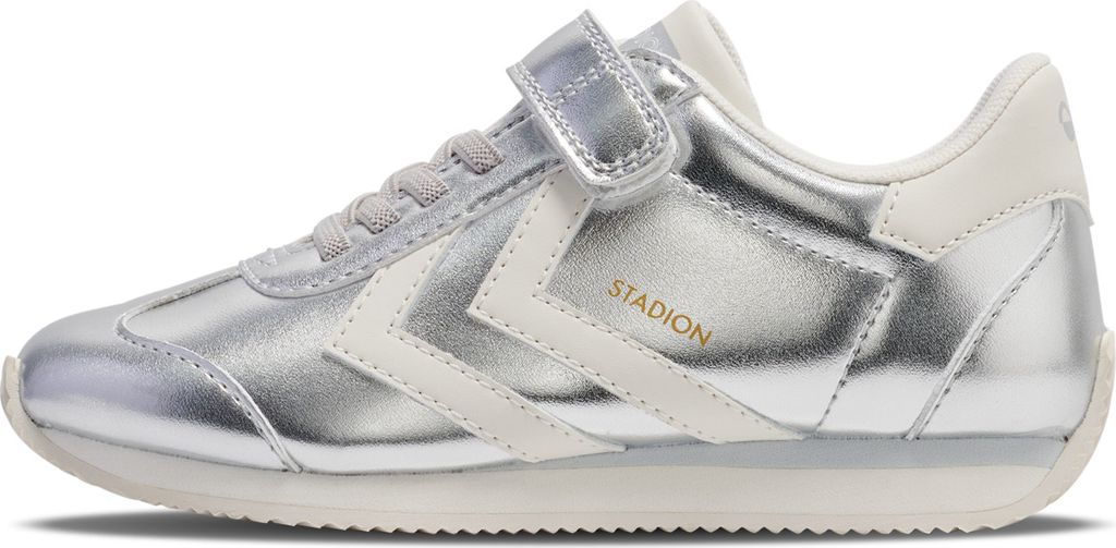 Hummel Stadion Metallic Jr - silver, Größe:28