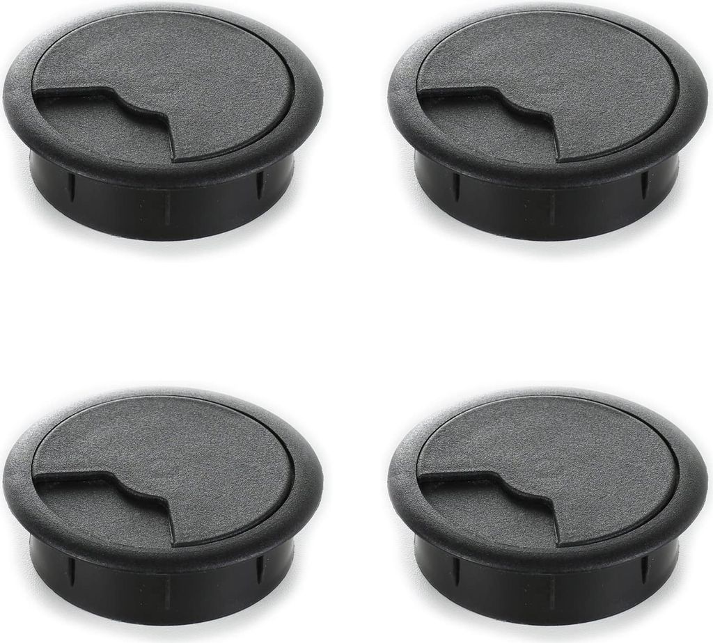 4er Set sossai Schreibtisch Kabeldurchführung 60mm in Produktbild 