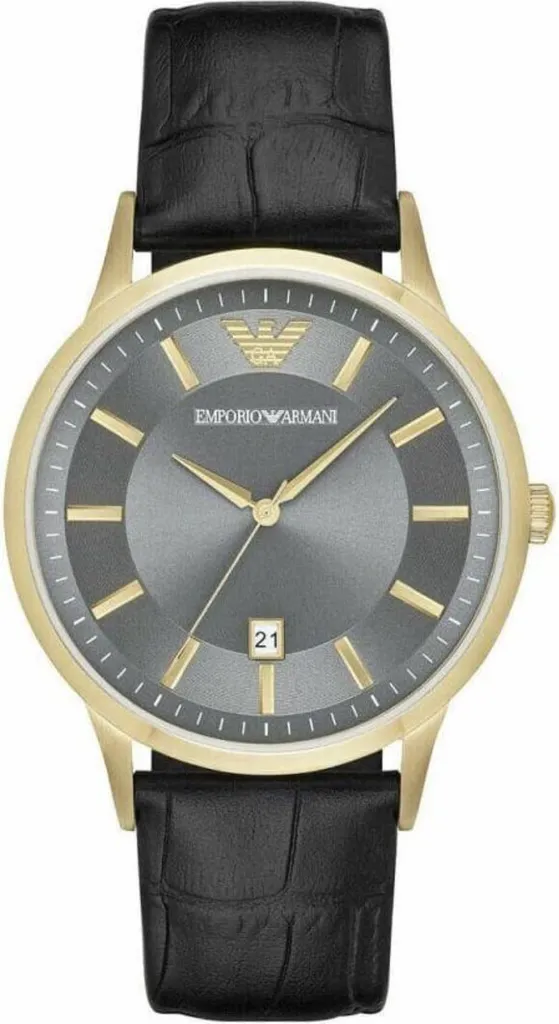 Montre Armani ty562640 – Chronographe de Luxe pour Homme en Acier Noir