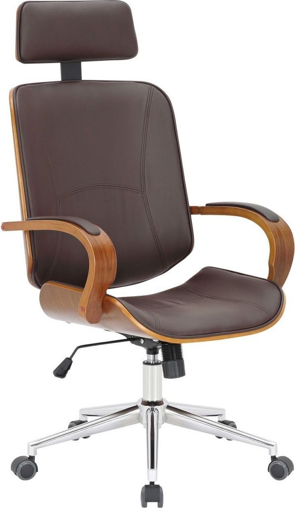 Bürostuhl Dayton walnuss/braun