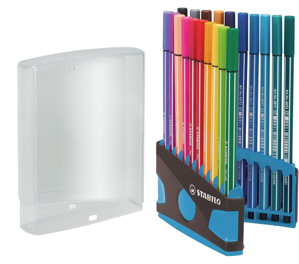 STABILO Pen 68 marcatore Medio Multicolore 20 pz Immagine del prodotto 