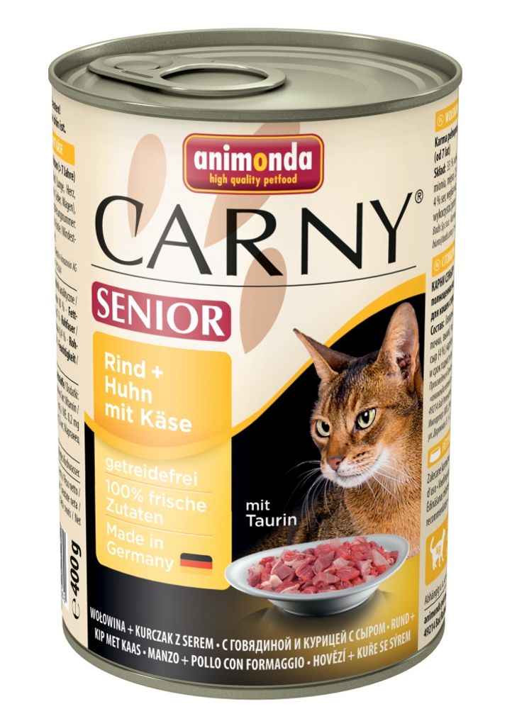 Animonda Carny Senior Rind & Huhn mit Käse 400gx6