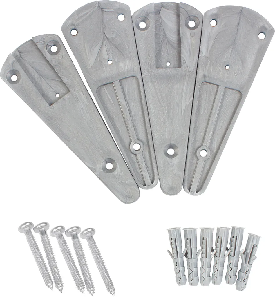 Asciugatrice a Muro Pieghevole Argento 60 cm | Acciaio Inox Salvaspazio - 4