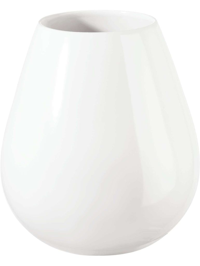 ASA Selection Easexl Vase, Blumenvase, Blumentopf, Tischvase, Keramikvase, Keramik, Weiß, 28 cm, 92033005