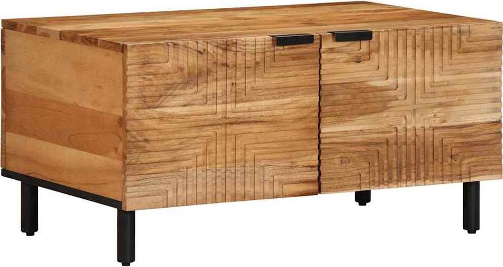 Couchtisch 80x50x40 cm Massivholz Akazie