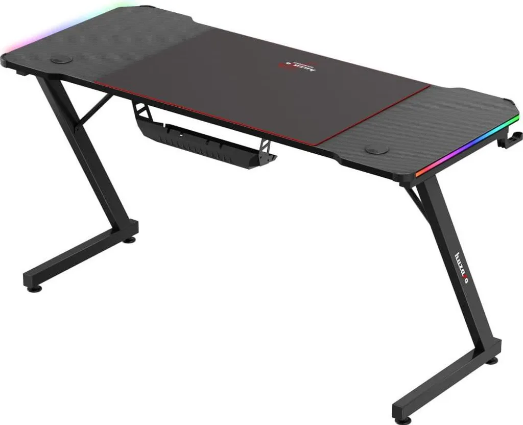 Bureau Gaming Huzaro Hero 3.3 RGB pour setup streaming et e-sport Pro
