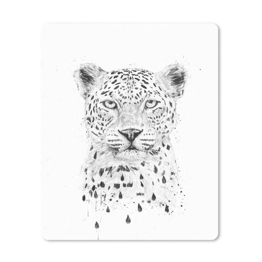 MuchoWow Mauspad Mousepad Leopard - Punkte - Tiere 19x23 cm - Mousepads - Maus Mat - Pad - Mausunterlage - Mauspads - Spielen