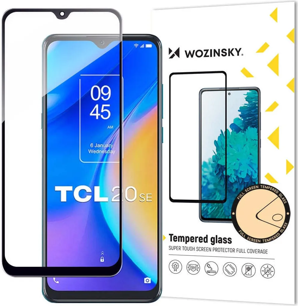 Wozinsky Vetro Temperato TCL 20 SE 9H Full Glue - Protezione Totale