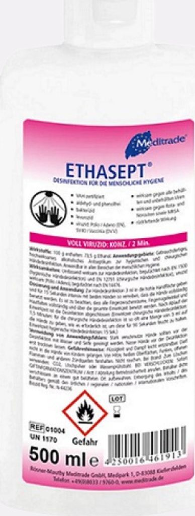 ETHASEPT Händedesinfektions-mittel 500ml Produktbild 