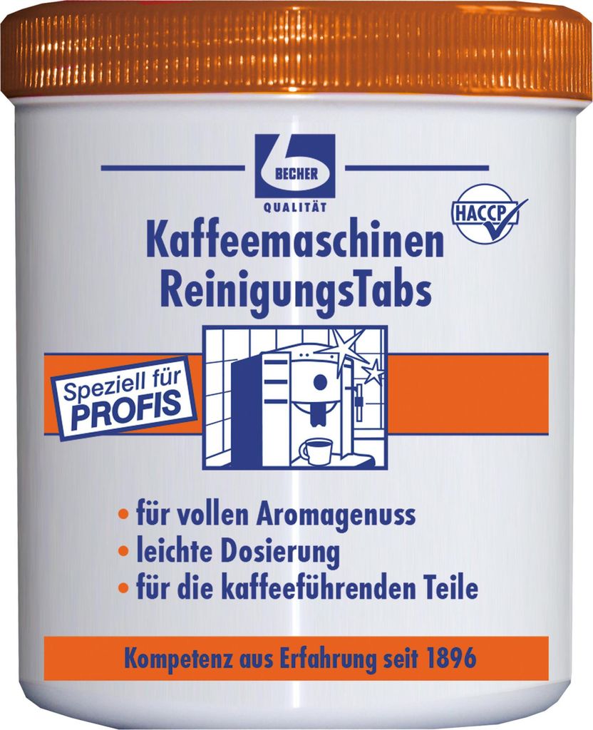 150 "Dr. Becher" Kaffeemaschinen ReinigungsTabs Produktbild 