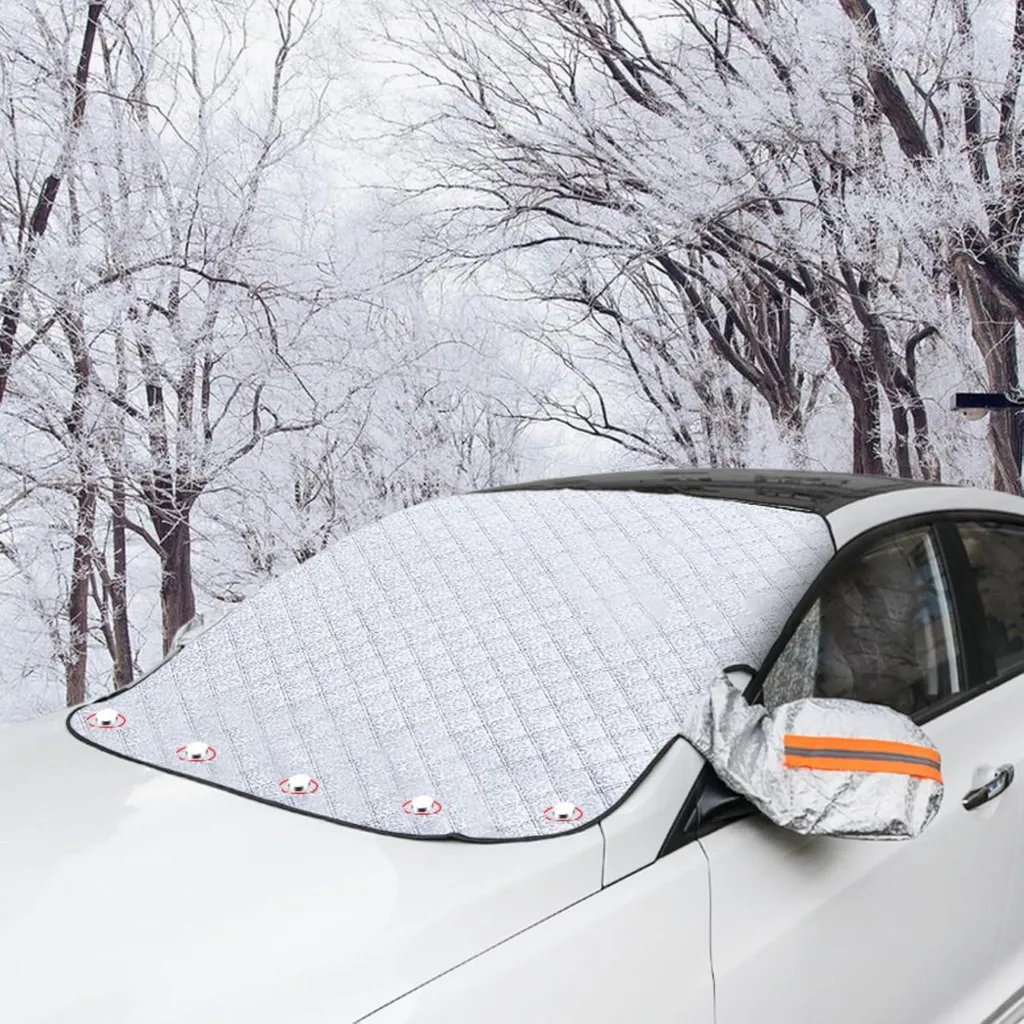 Anti-givre Pare-brise Voiture Magnétique XL 225x110cm Fini le Grattage