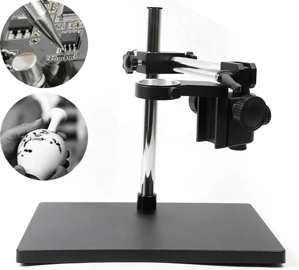 Support microscope réglable 32 cm en alliage robuste avec rotation - 3