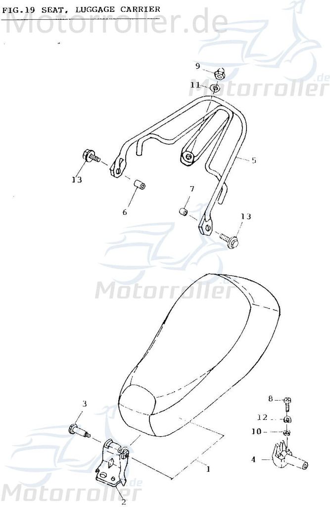 Adly Distanzbuchse links Scoody 50 2 Hülse Roller 50ccm 2Takt Motorroller.de Distanzhülse Distanzring Distanz-Hülse Passhülse Passbuchse Scooter