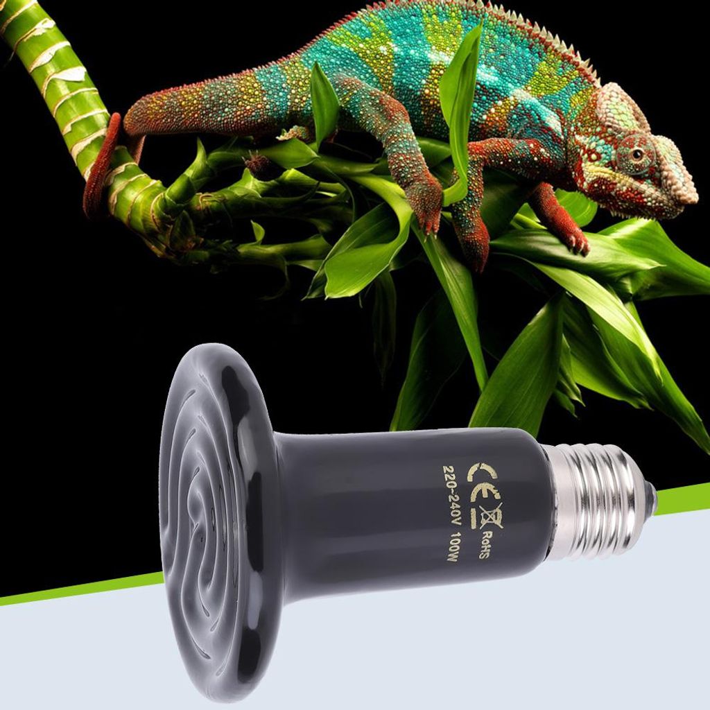 E27 Reptil Tier Keramik Heizung Lampe Infrarot Haustier Wärme Licht Lampe 220V-240V