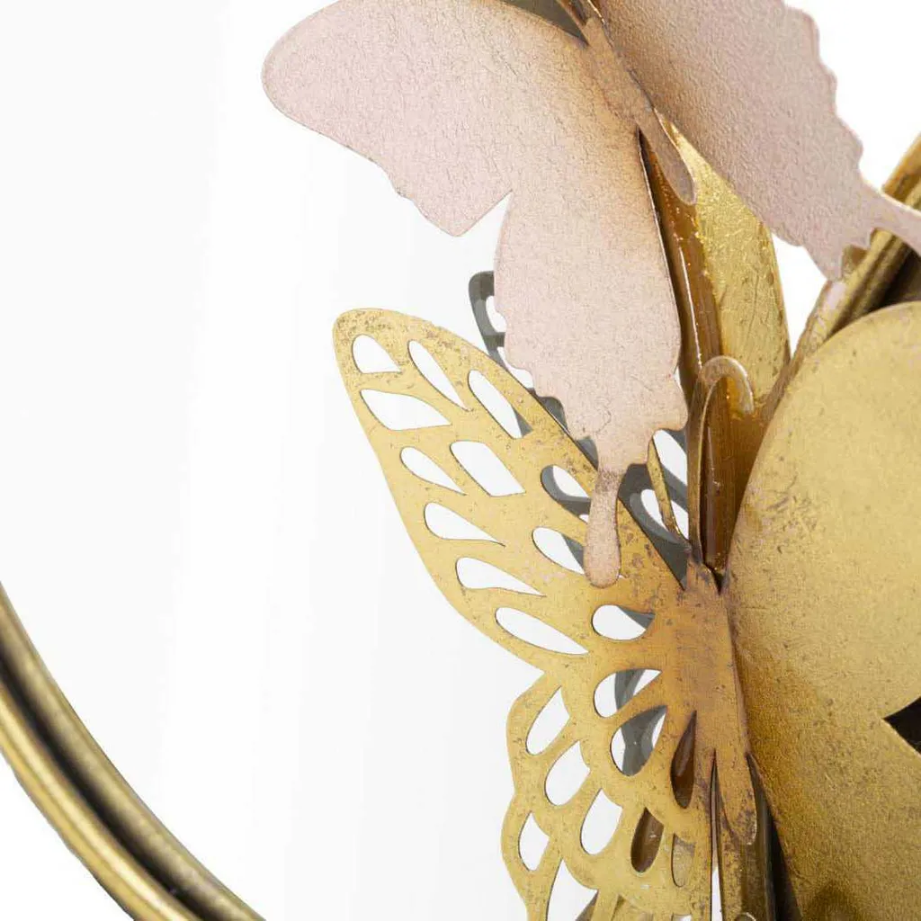 Specchio con Farfalle Rosa Mauro Ferretti Decorazione Romantica - 11