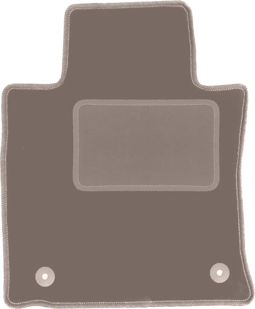 Tappetino Conducente Beige per SsangYong Tivoli 2015- | Velluto su Misura