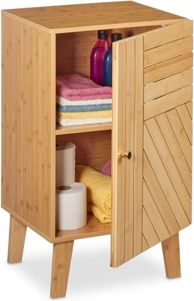 Offerta Mobile Bagno Bambù - Scaffale Contenitore a Prezzo Shock